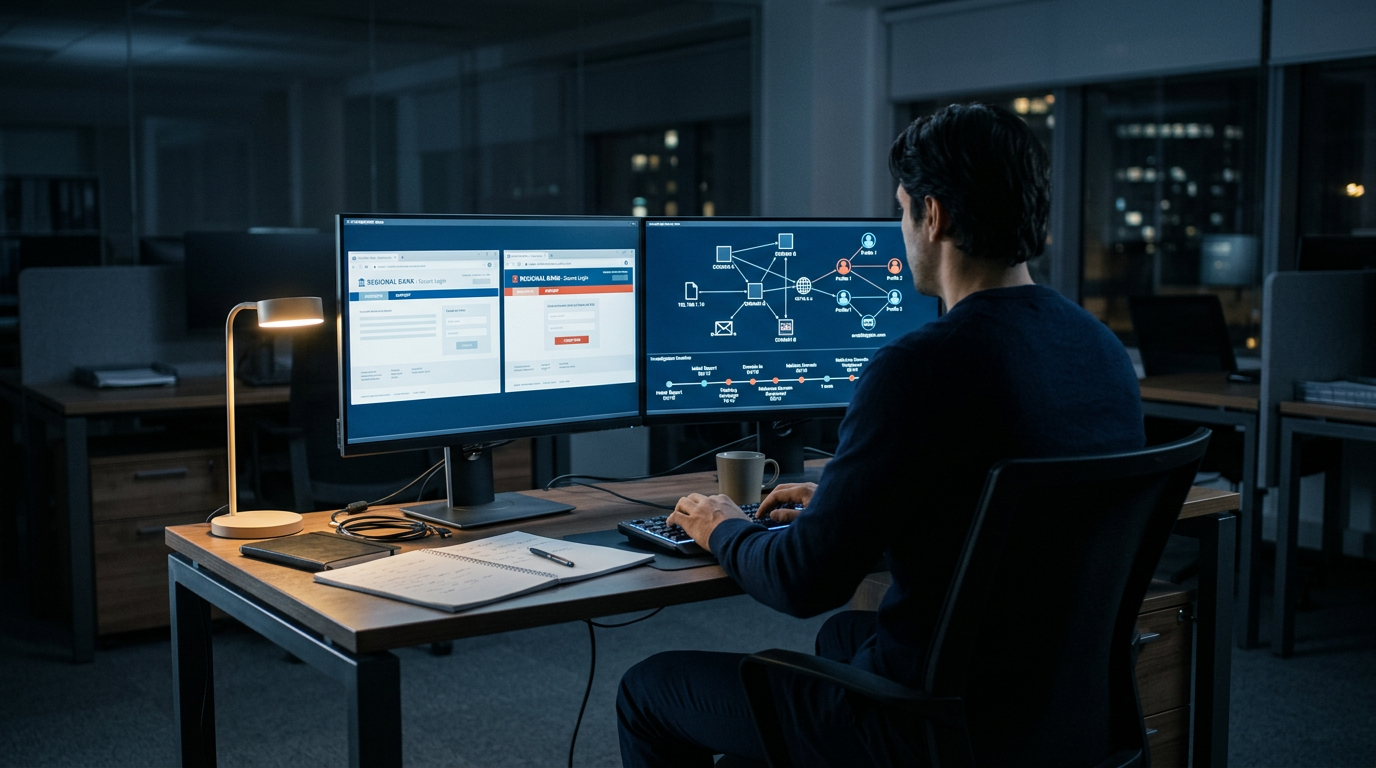 Online fraud investigation and OSINT research into suspicious digital activity.